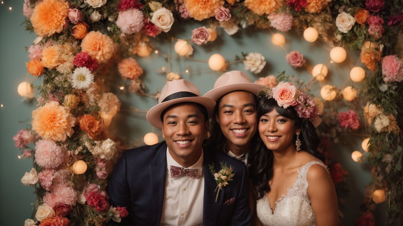 How to make a wedding photo booth