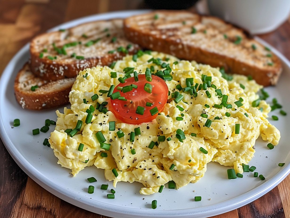 Scrambled Eggs with Vegetables