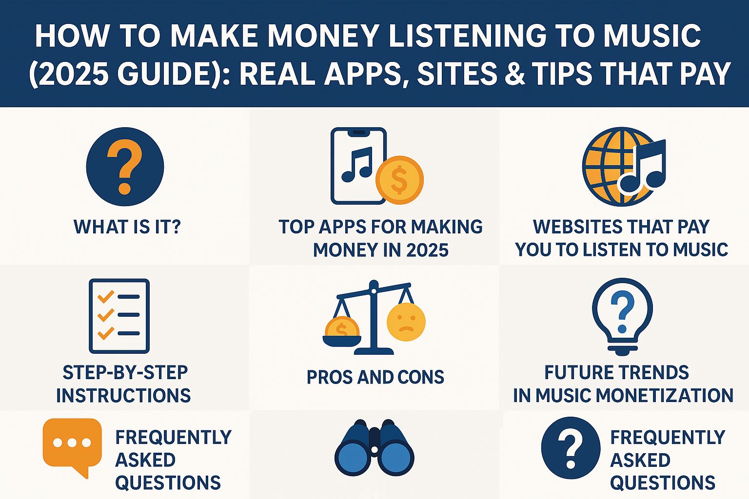 How to Make Money Listening to Music (2025 Guide): Real Apps, Sites & Tips That Pay