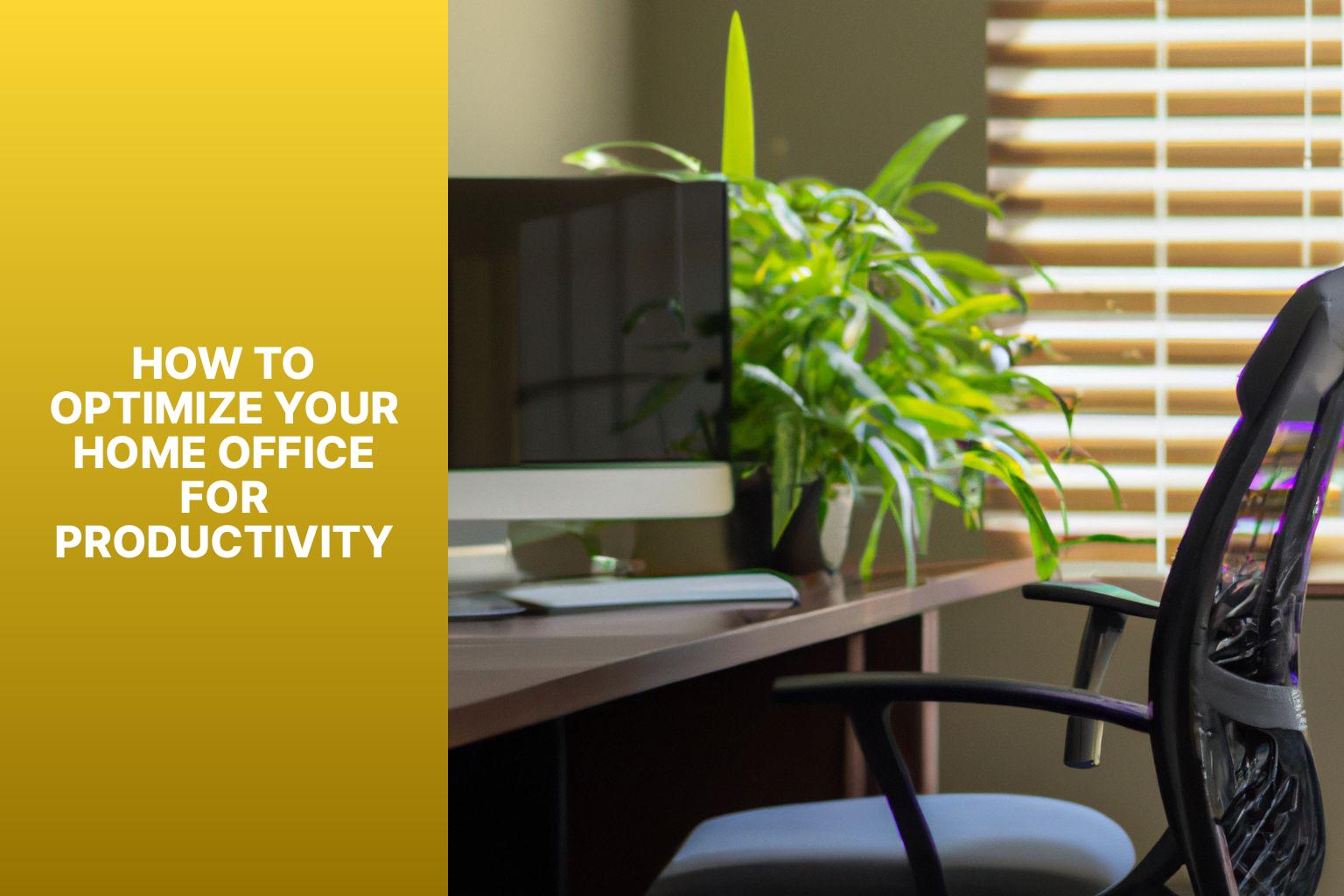 How to Optimize Your Home Office for Productivity