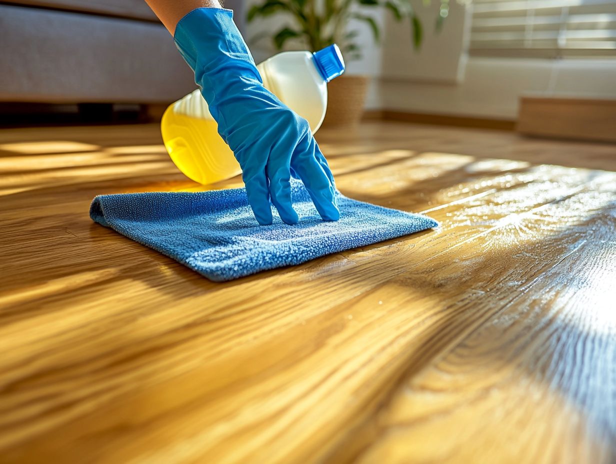 Preventing Sticky Residue on Hardwood Floors