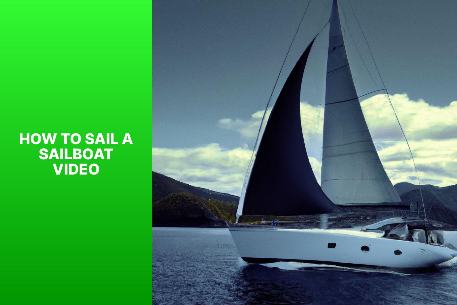 learn to sail a sailboat