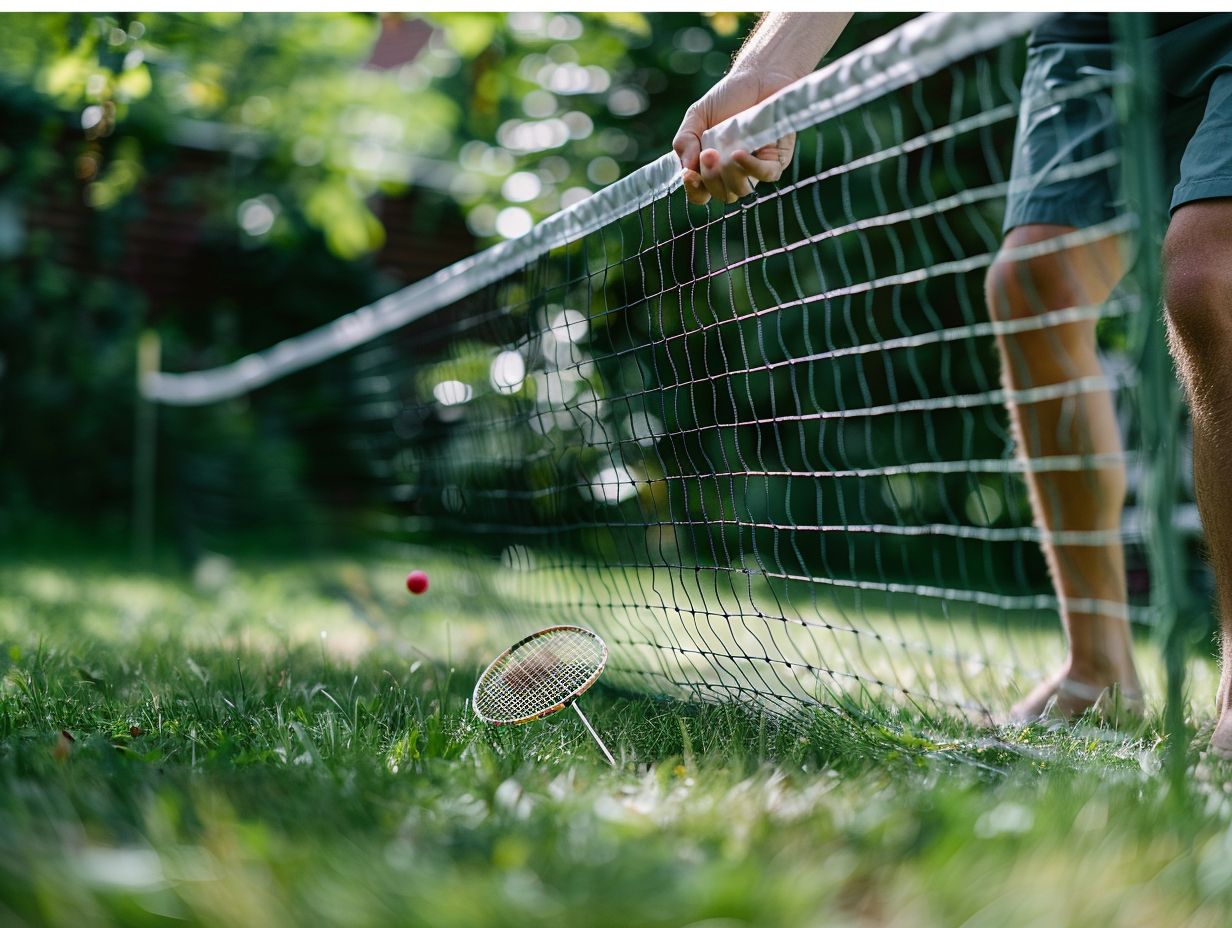 How To Set Up Badminton Net Badminton Spot