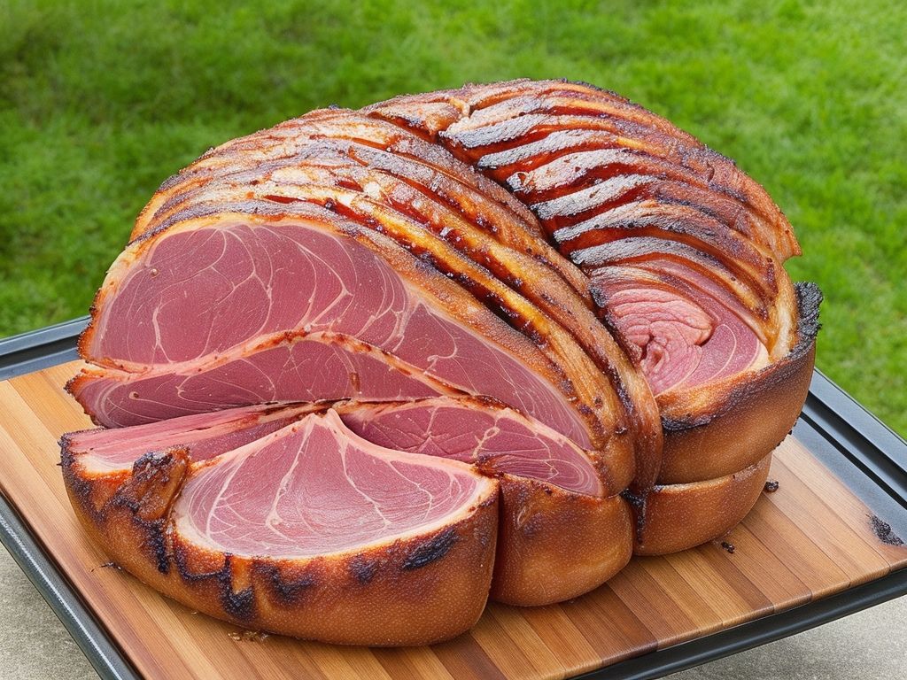 How to Smoke a Spiral Ham on a Pellet Grill Portable Smoker & Grills