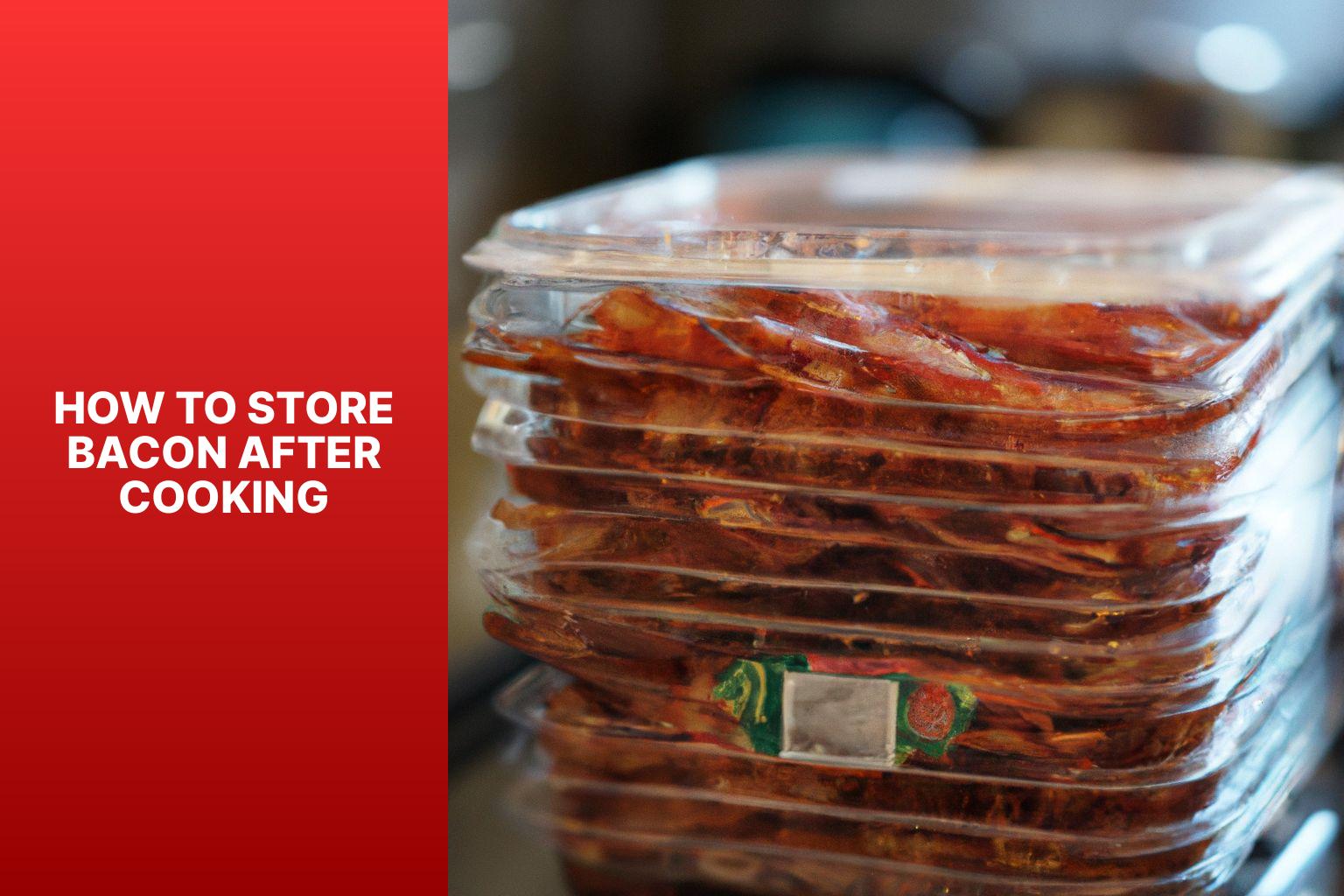 How To Store Bacon After Cooking