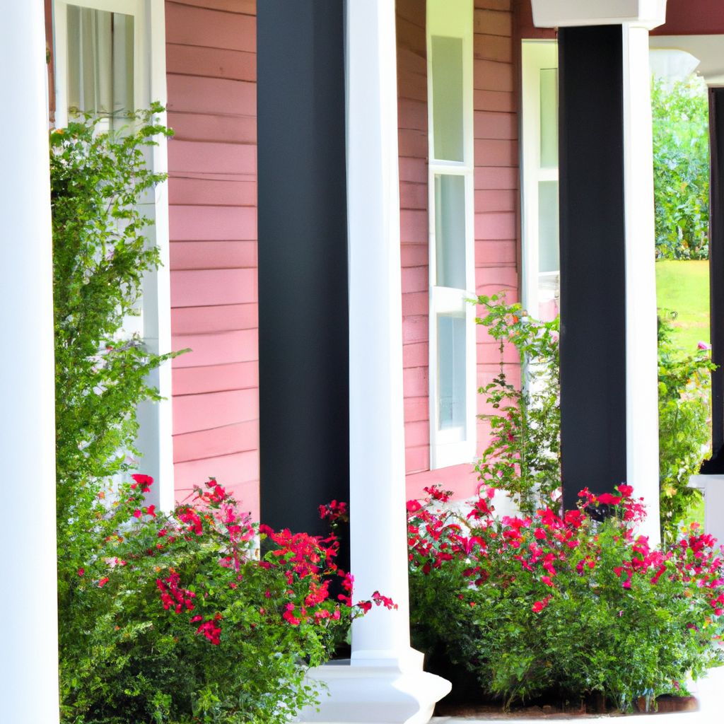 how to update front porch columns