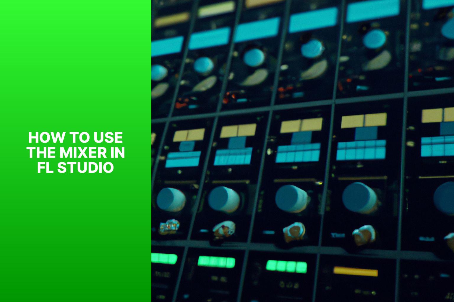 How to use the Mixer in FL Studio