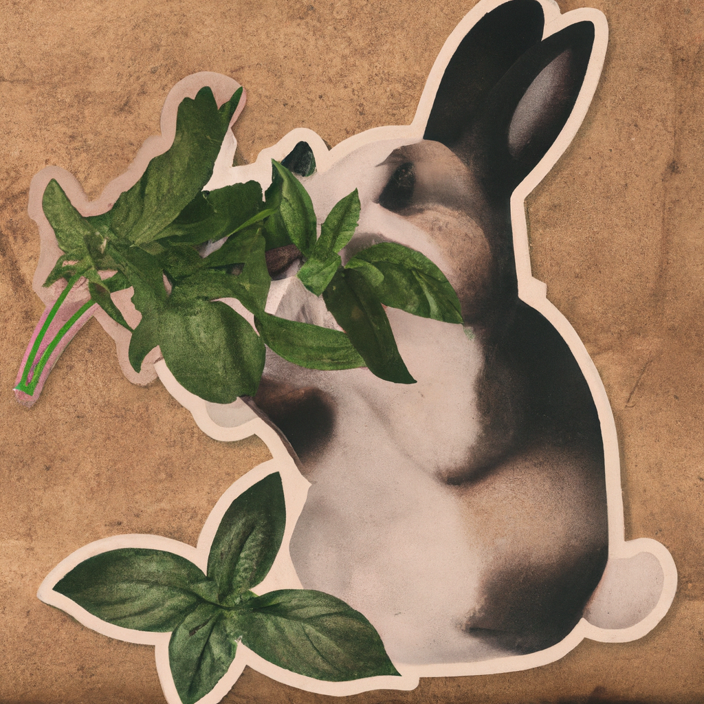 i conigli possono mangiare il basilico
