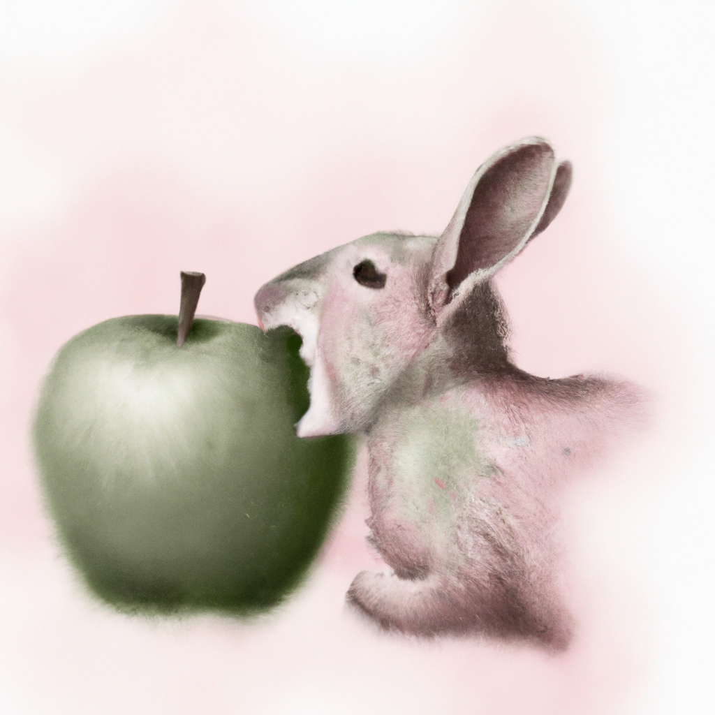 i conigli possono mangiare la mela