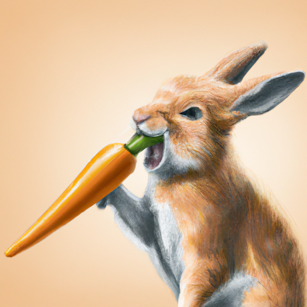 i conigli possono mangiare le carote