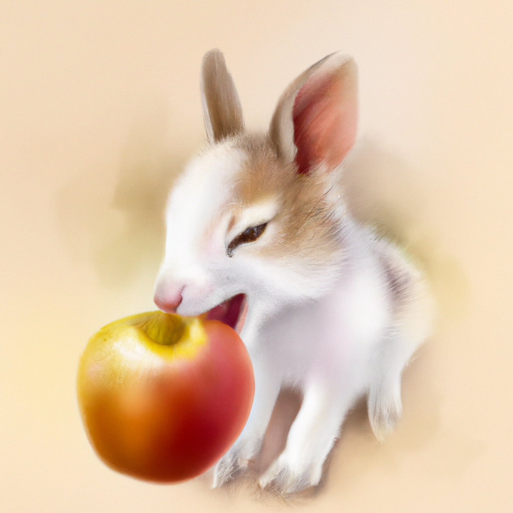 i conigli possono mangiare le mele