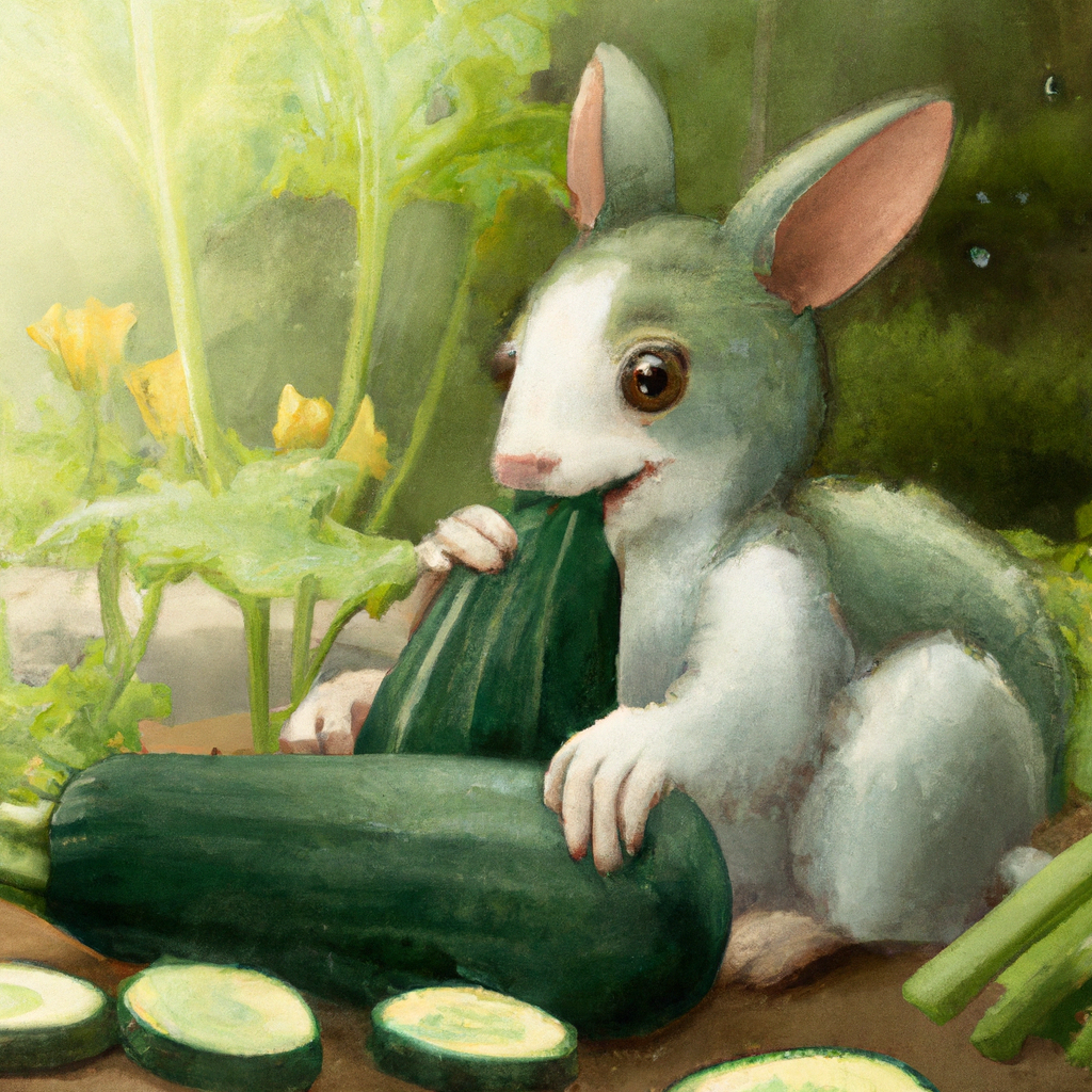 i conigli possono mangiare le zucchine crude
