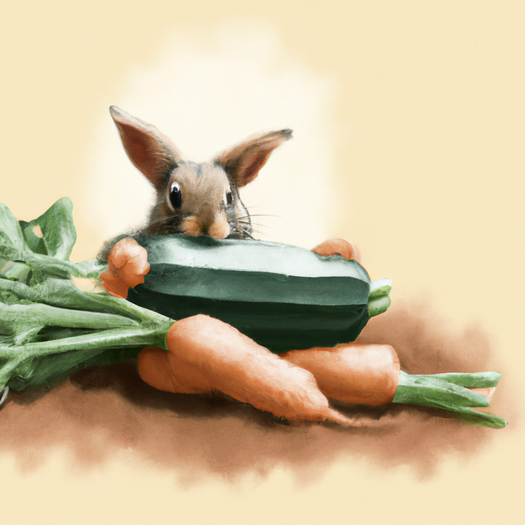 i conigli possono mangiare le zucchine