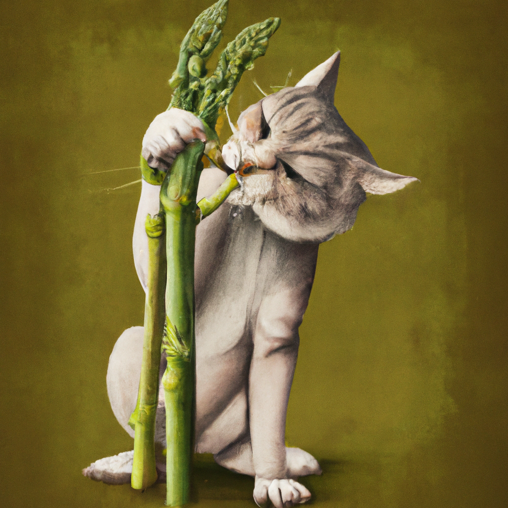 i gatti possono mangiare gli asparagi