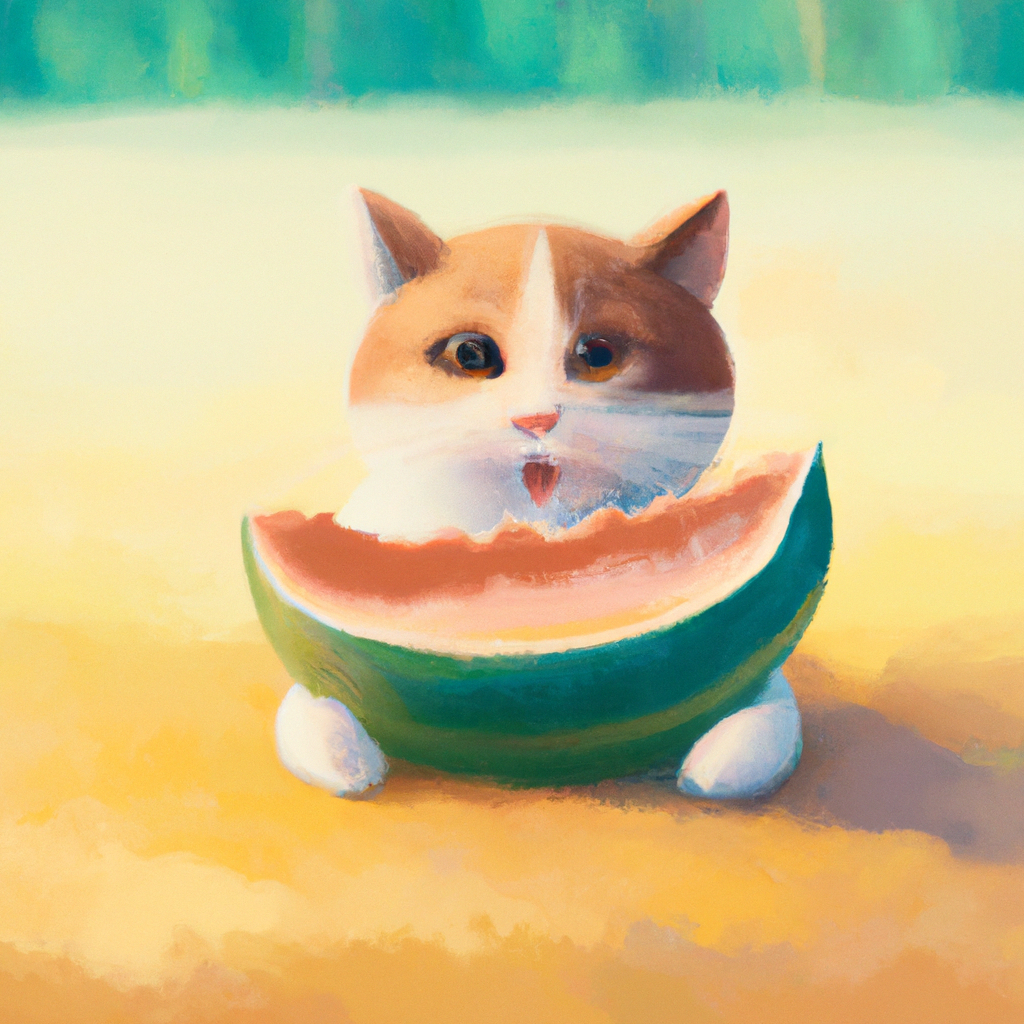 i gatti possono mangiare il melone