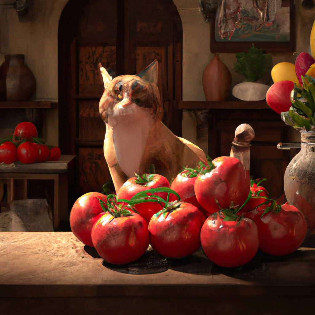 i gatti possono mangiare il pomodoro