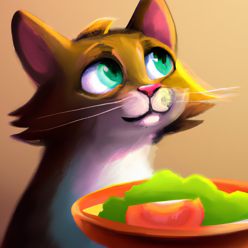 i gatti possono mangiare insalata