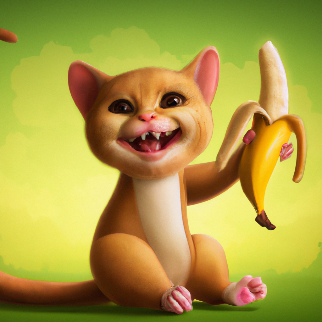 i gatti possono mangiare la banana