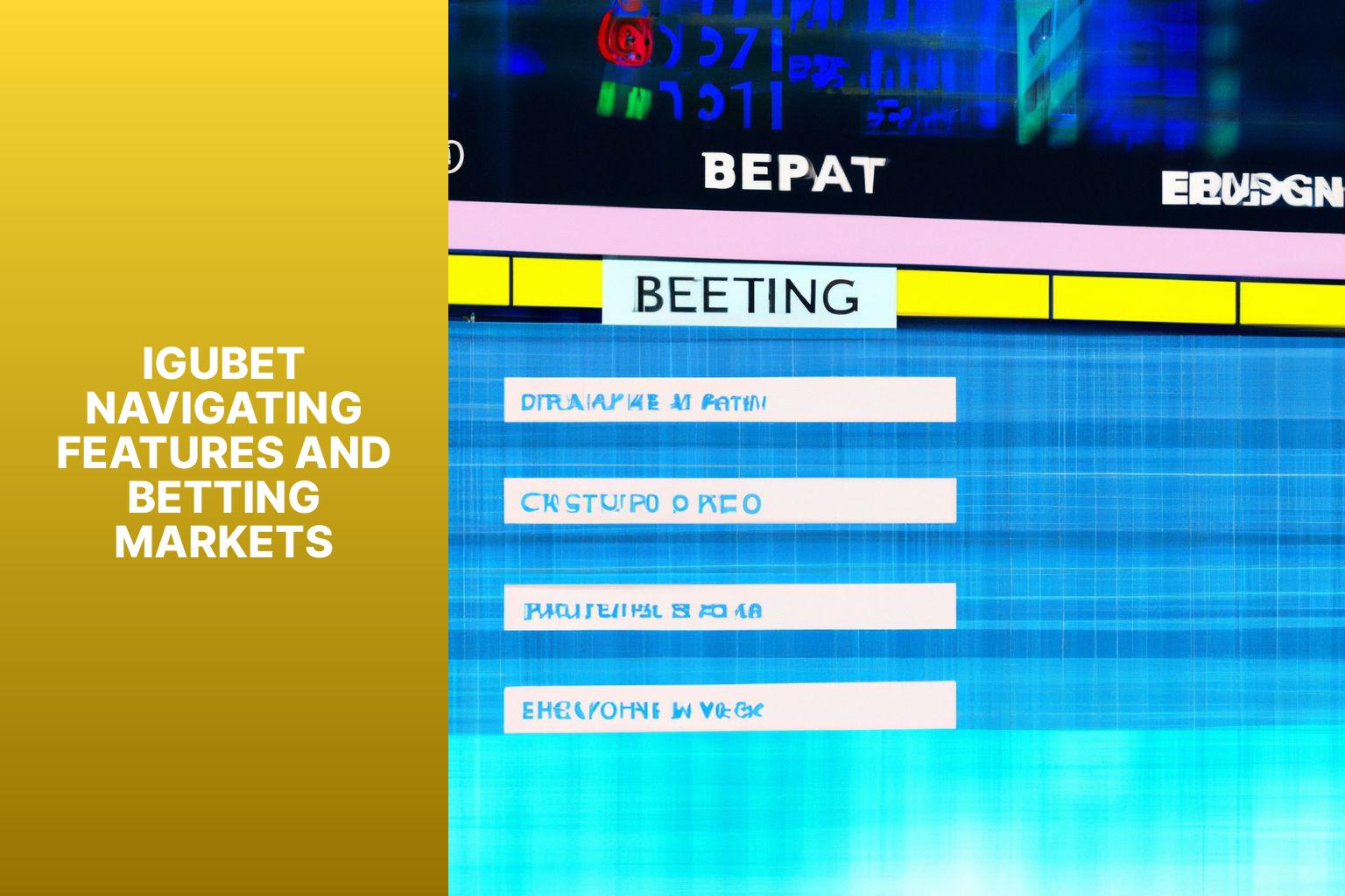 IguBet Navigating Features and Betting Markets