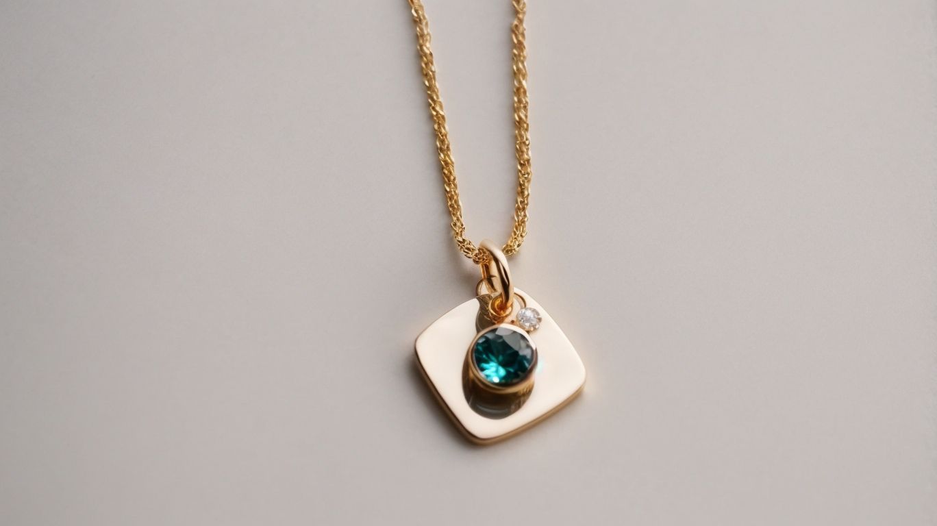 initial necklace with birthstone