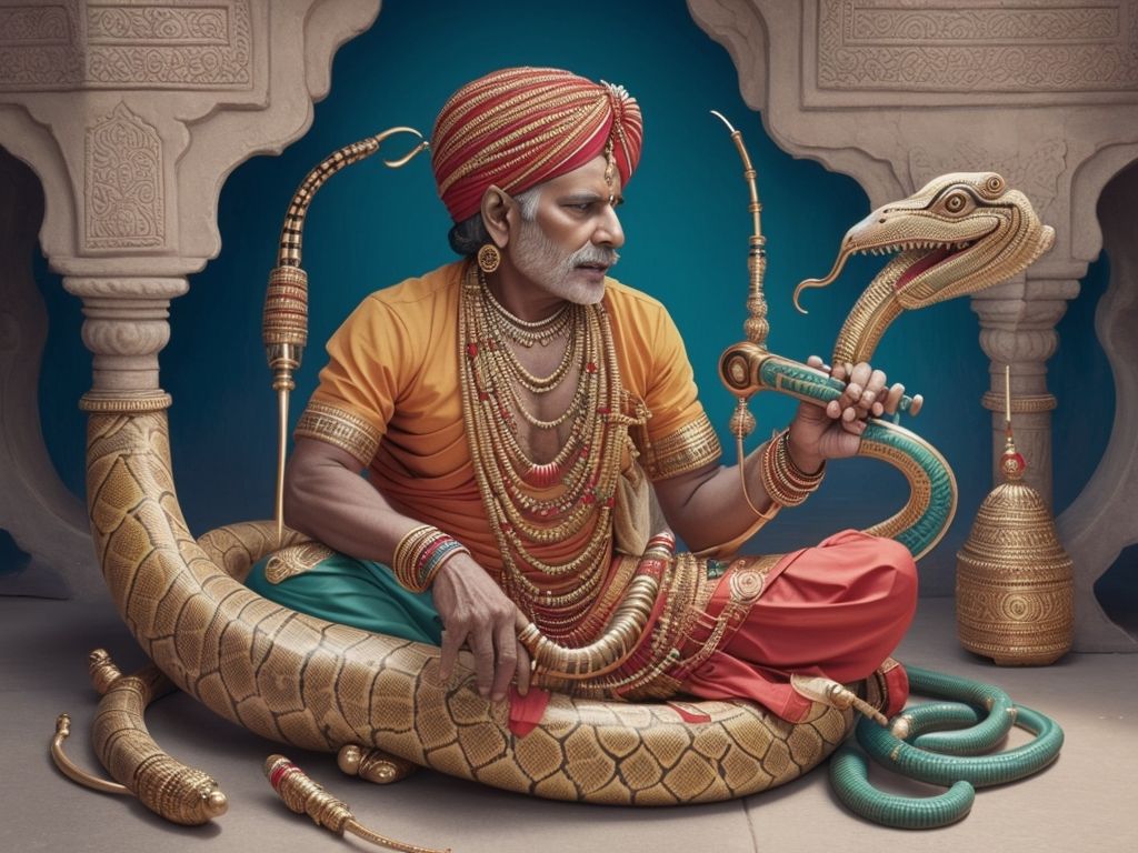 Instruments and music of the Indian snake charmers journey across a dying tradition