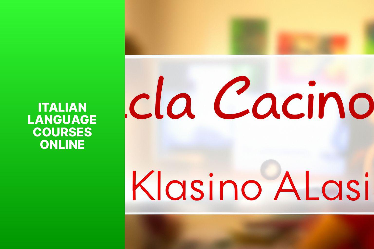 italian language courses online