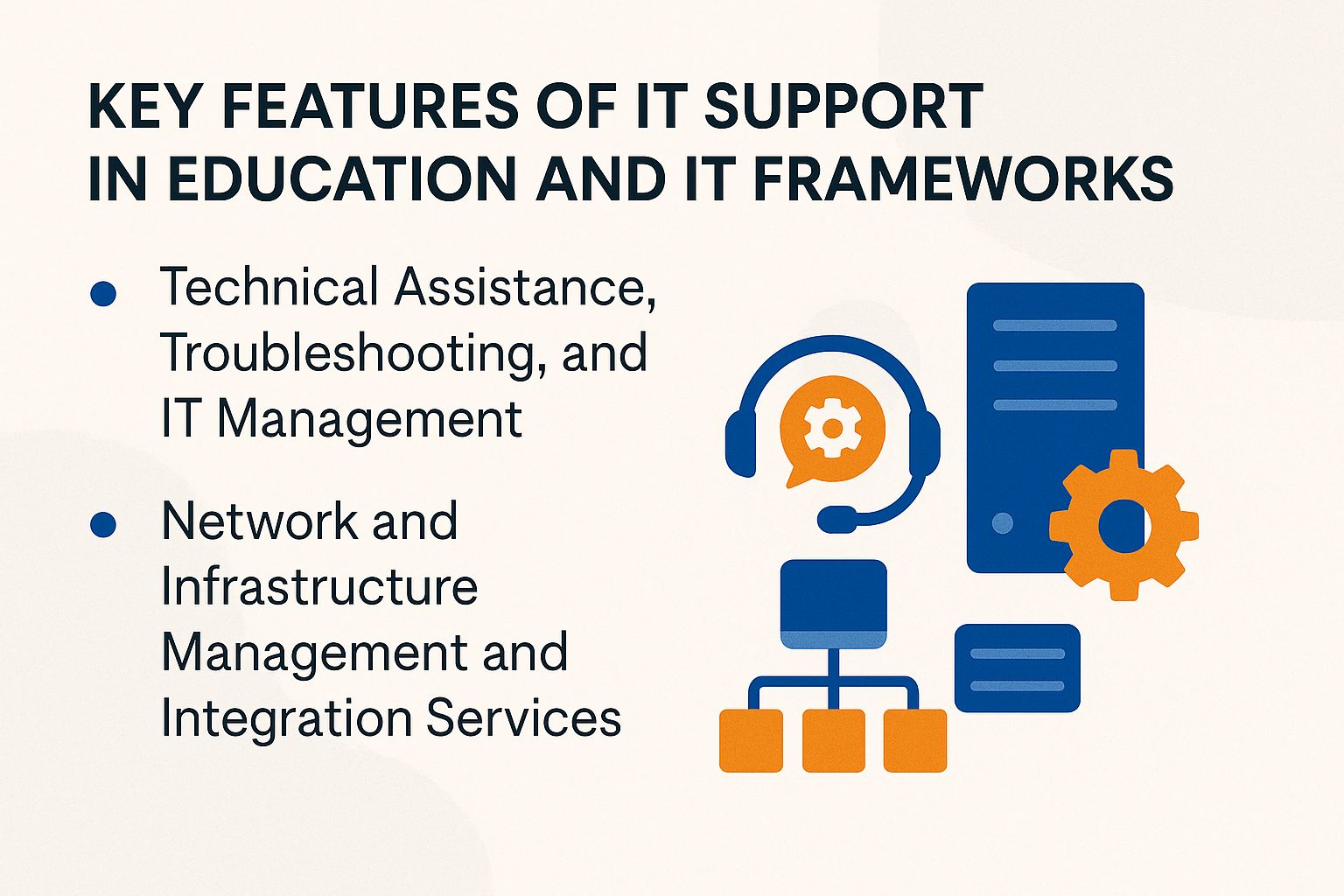 Key Features of IT Support in Education and IT Frameworks