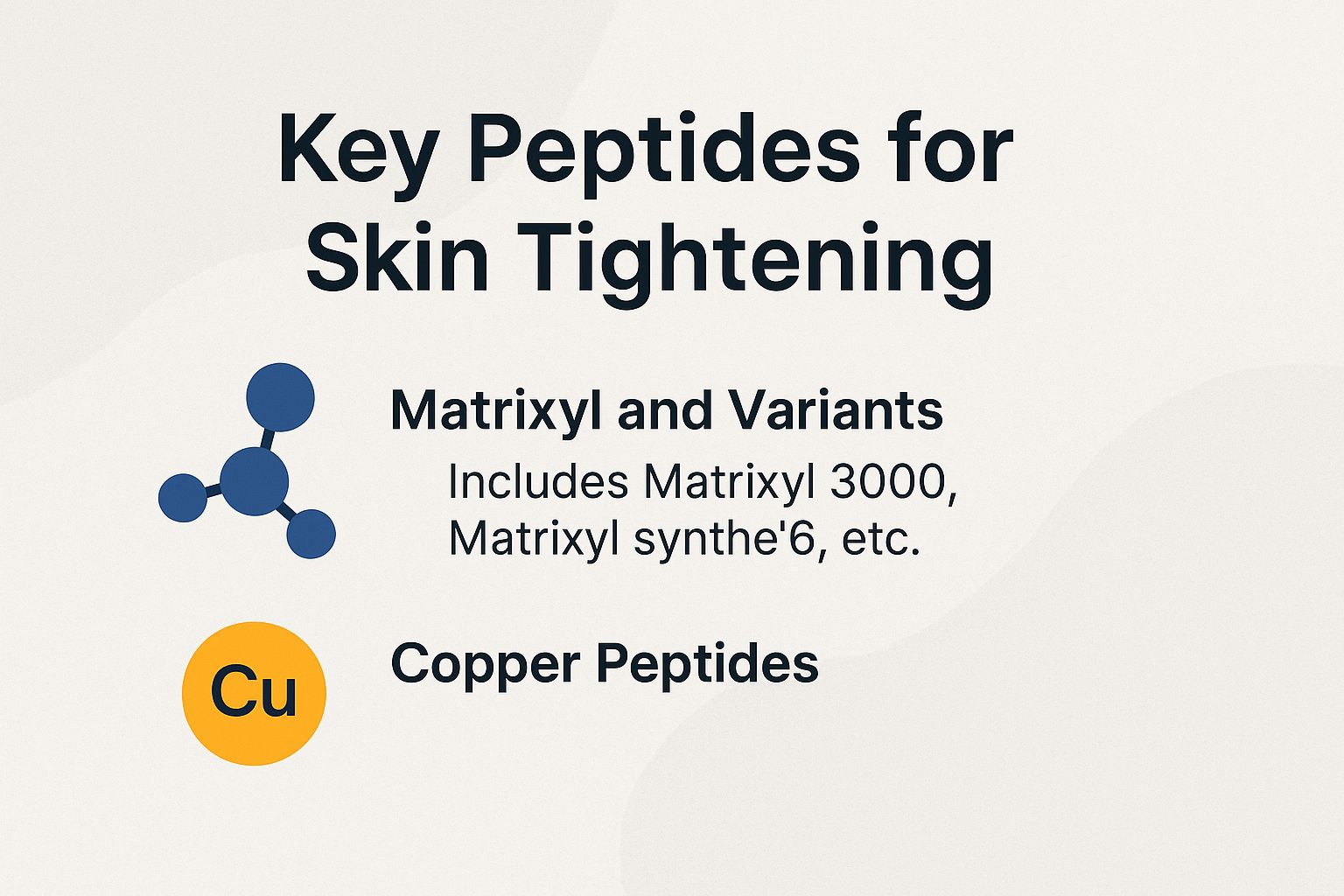 Key Peptides for Skin Tightening