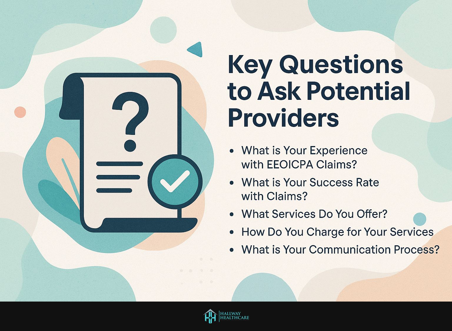 Key Questions to Ask Potential Providers