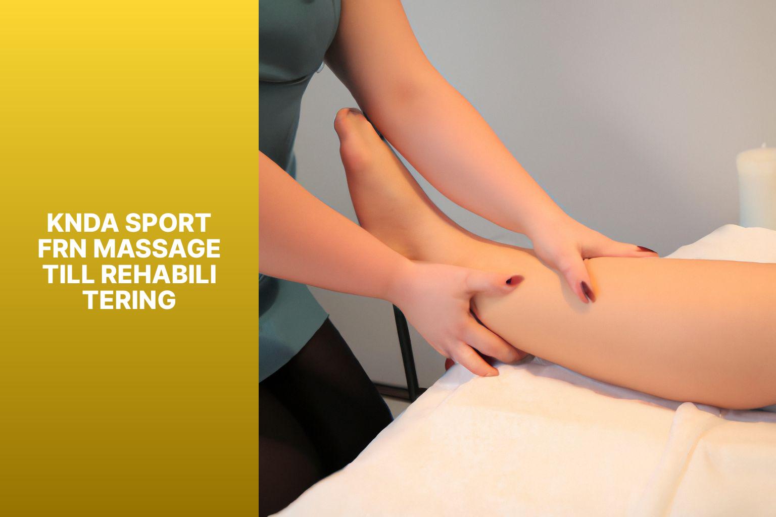 Knda Sport Frn Massage till Rehabilitering