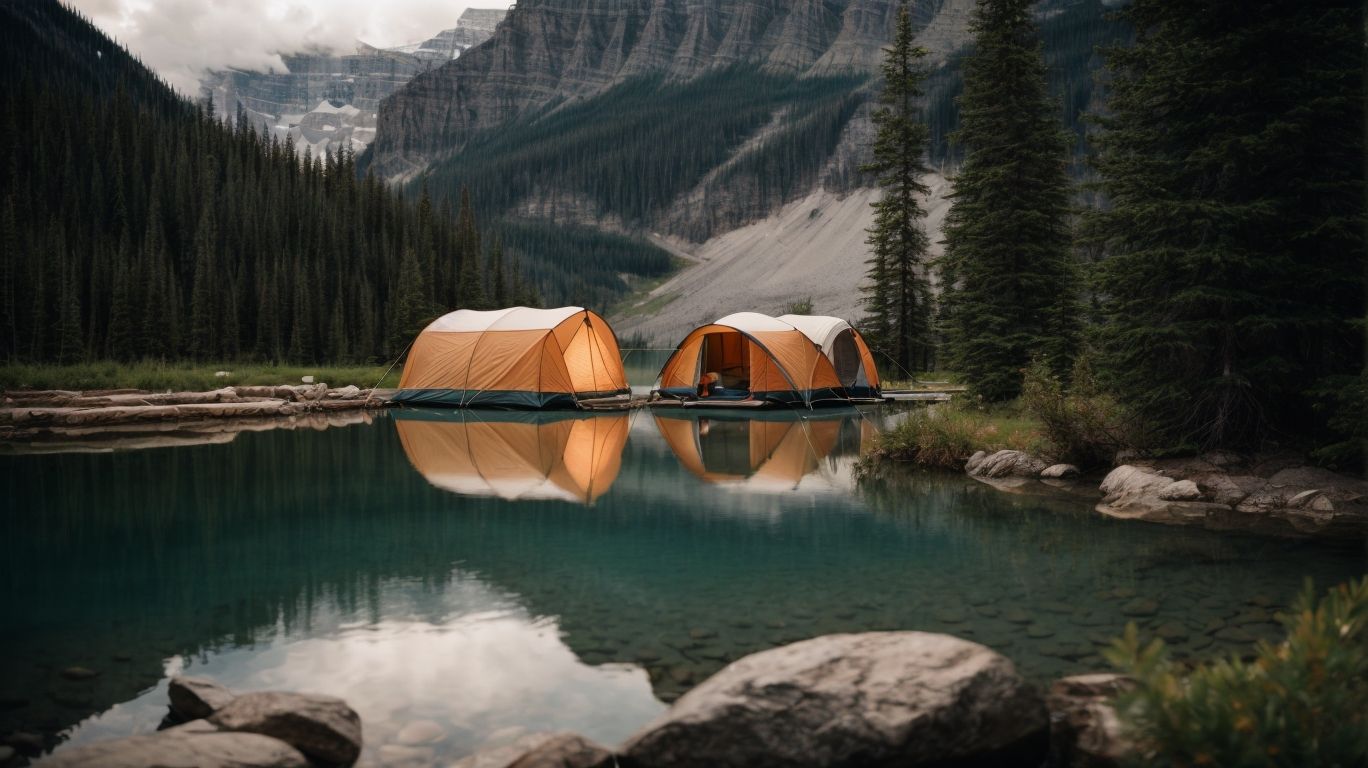 lake louise softsided trailertent campground banff alberta canada