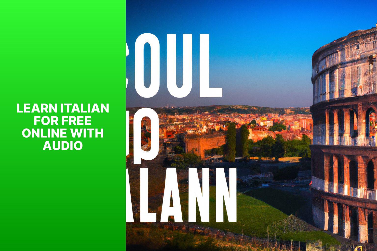 learn italian for free online with audio