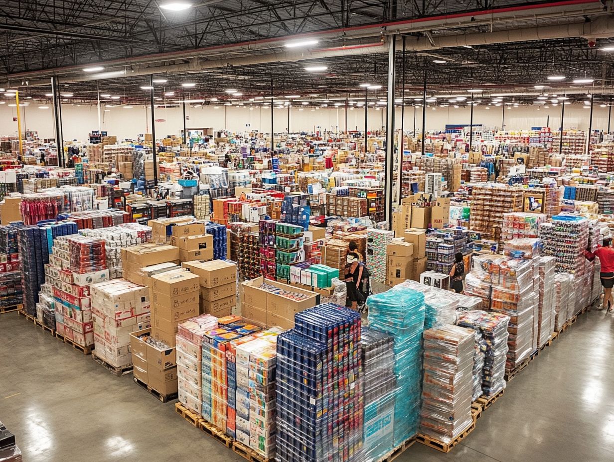 Liquidation pallets available for purchase