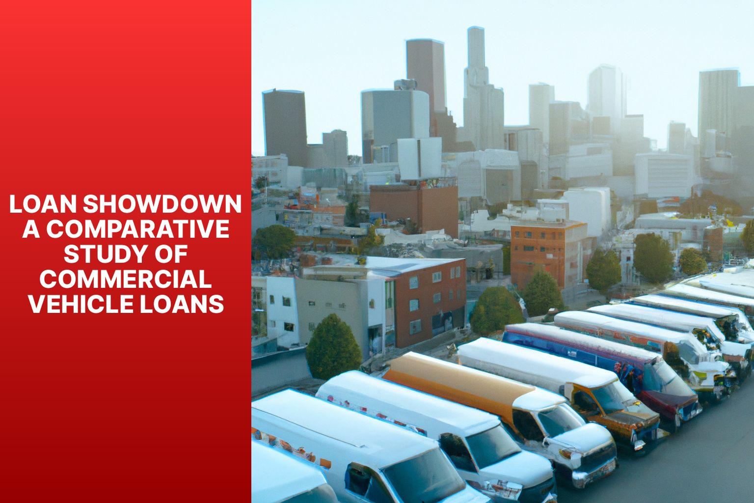 Loan Showdown A Comparative Study of Commercial Vehicle Loans