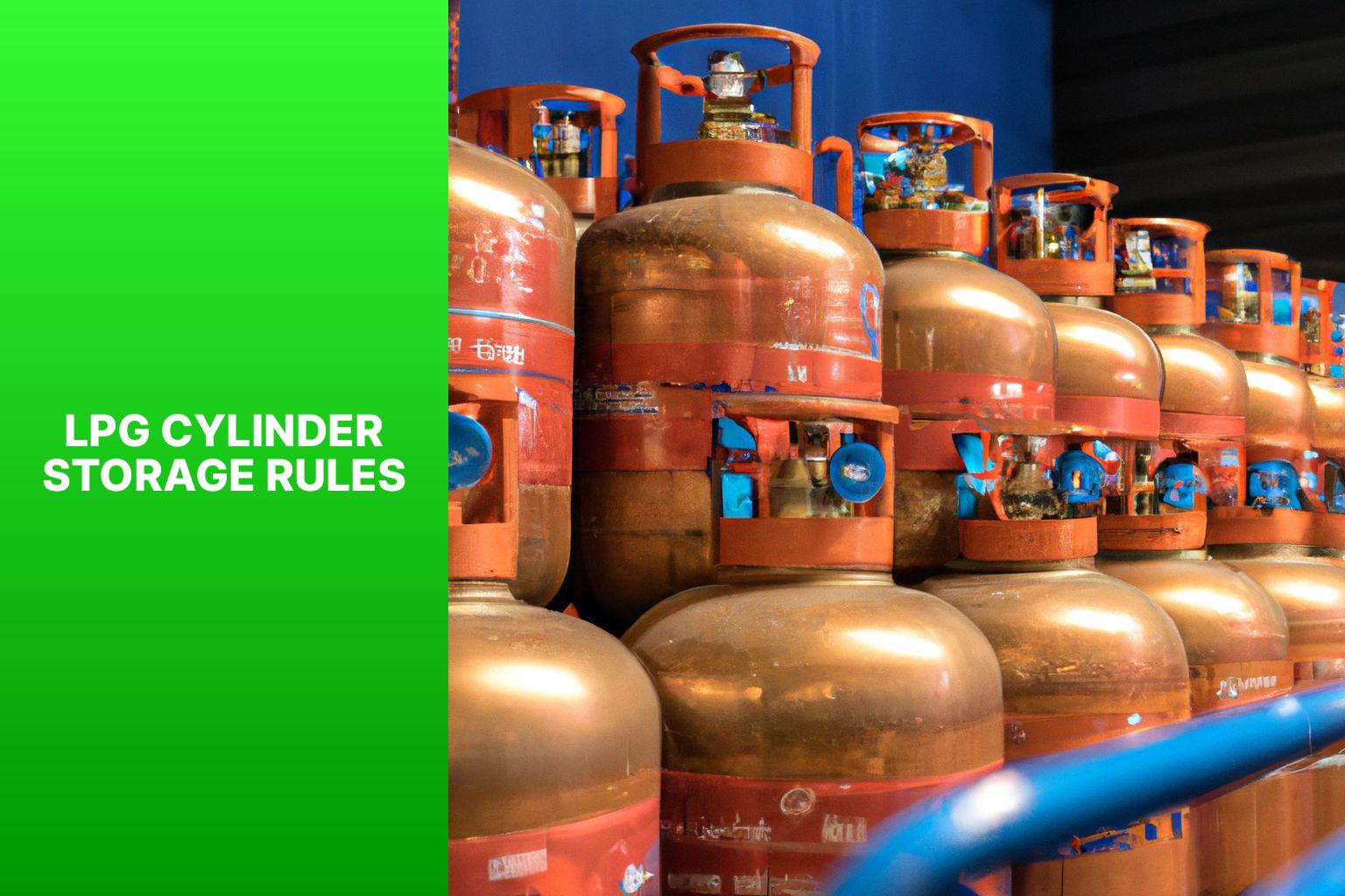 LPG Cylinder storage rules