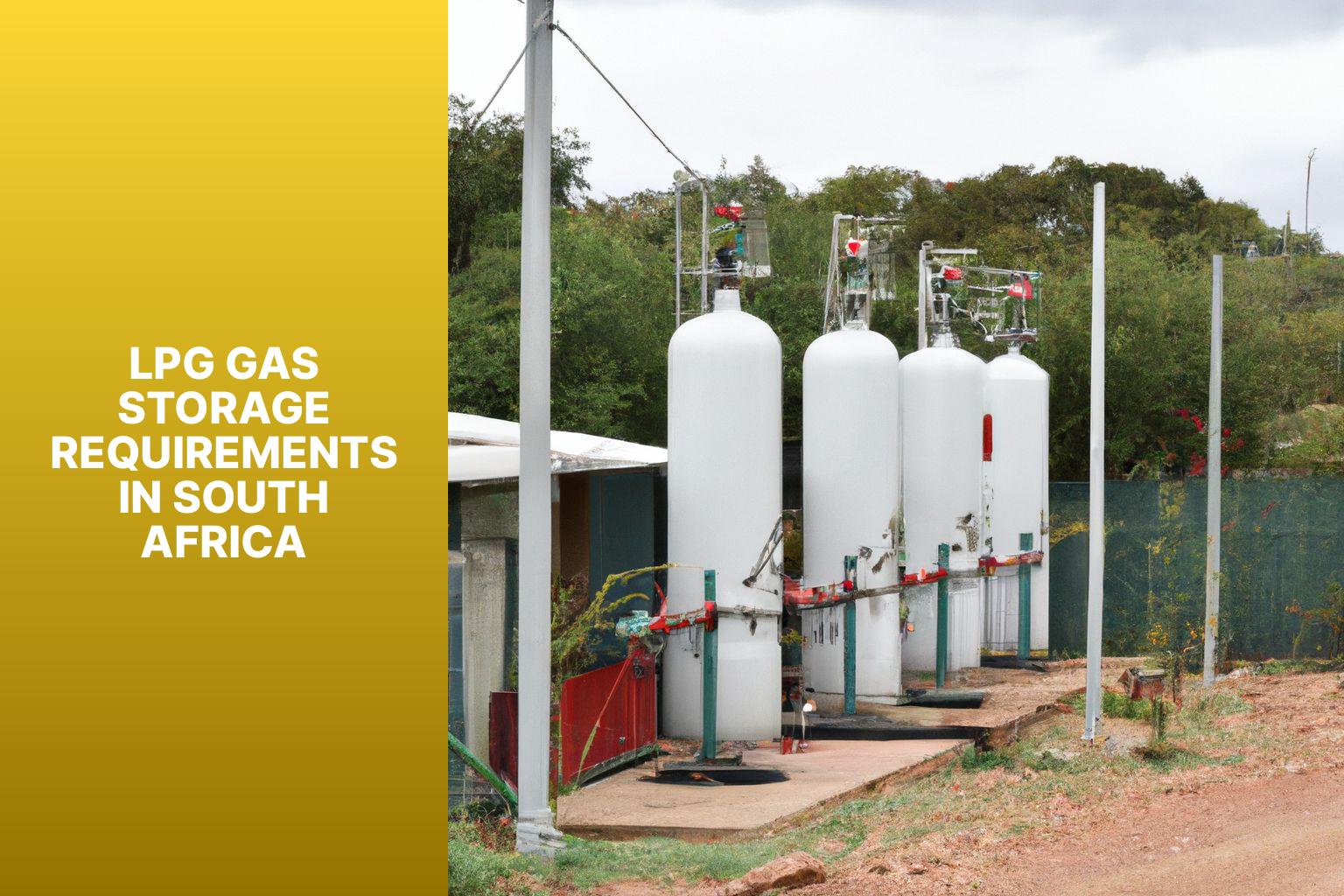 LPG Gas Storage Requirements In South Africa