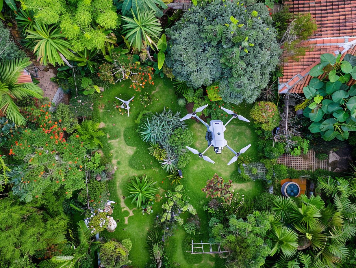 Kan een drone boven mijn tuin vliegen?