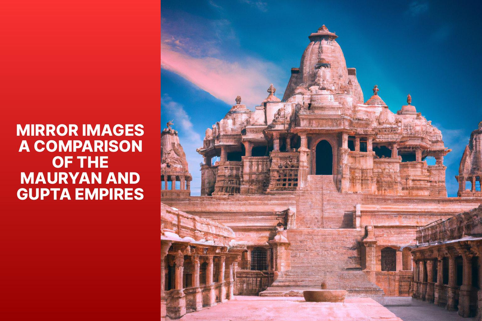 Mirror Images A Comparison of the Mauryan and Gupta Empires