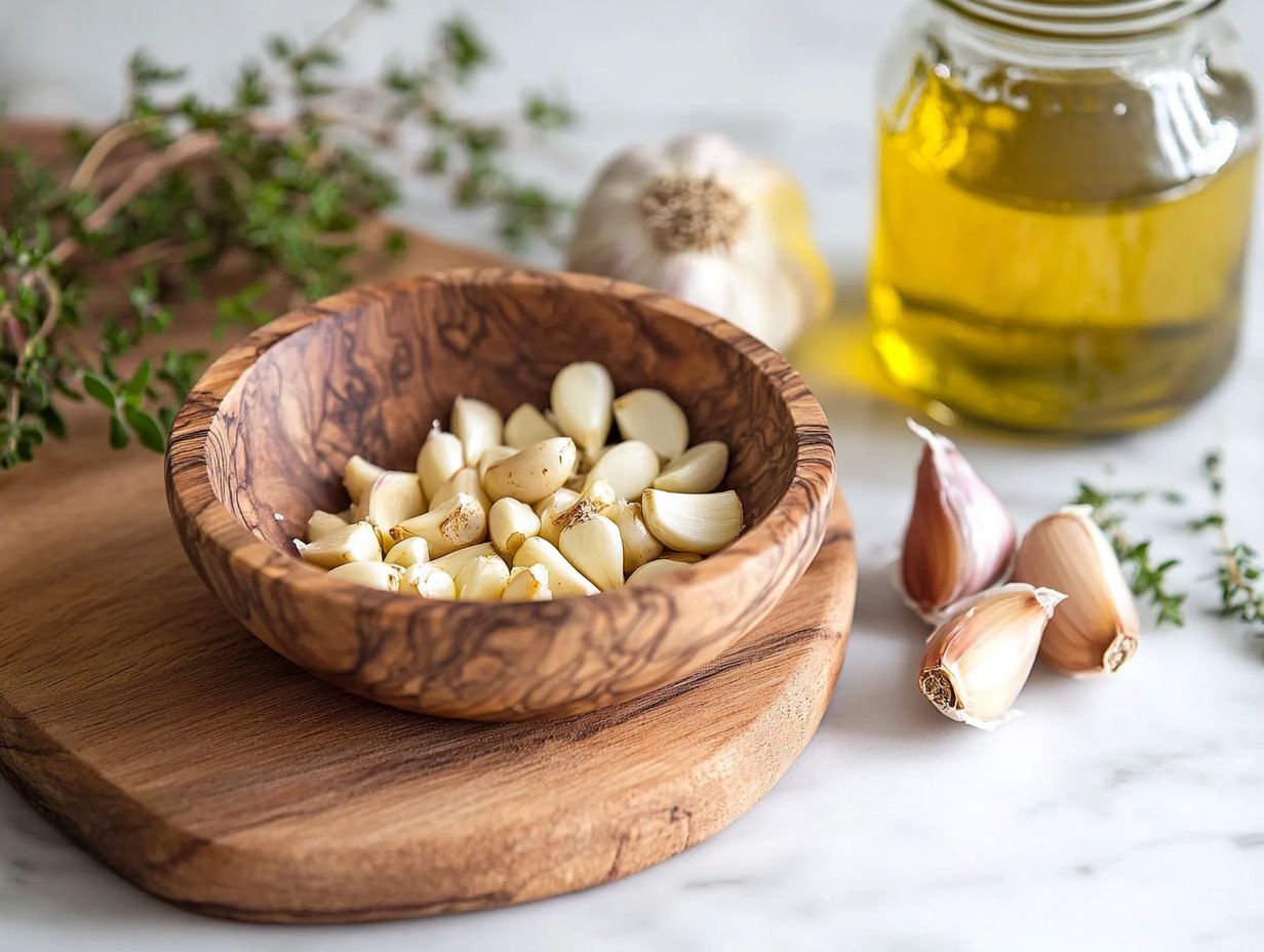 4. Garlic and Clove Supplements