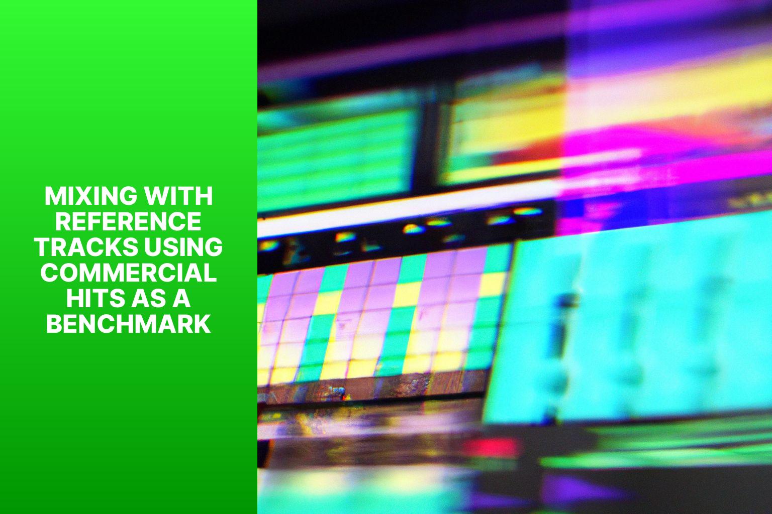 Mixing with Reference Tracks Using Commercial Hits as a Benchmark