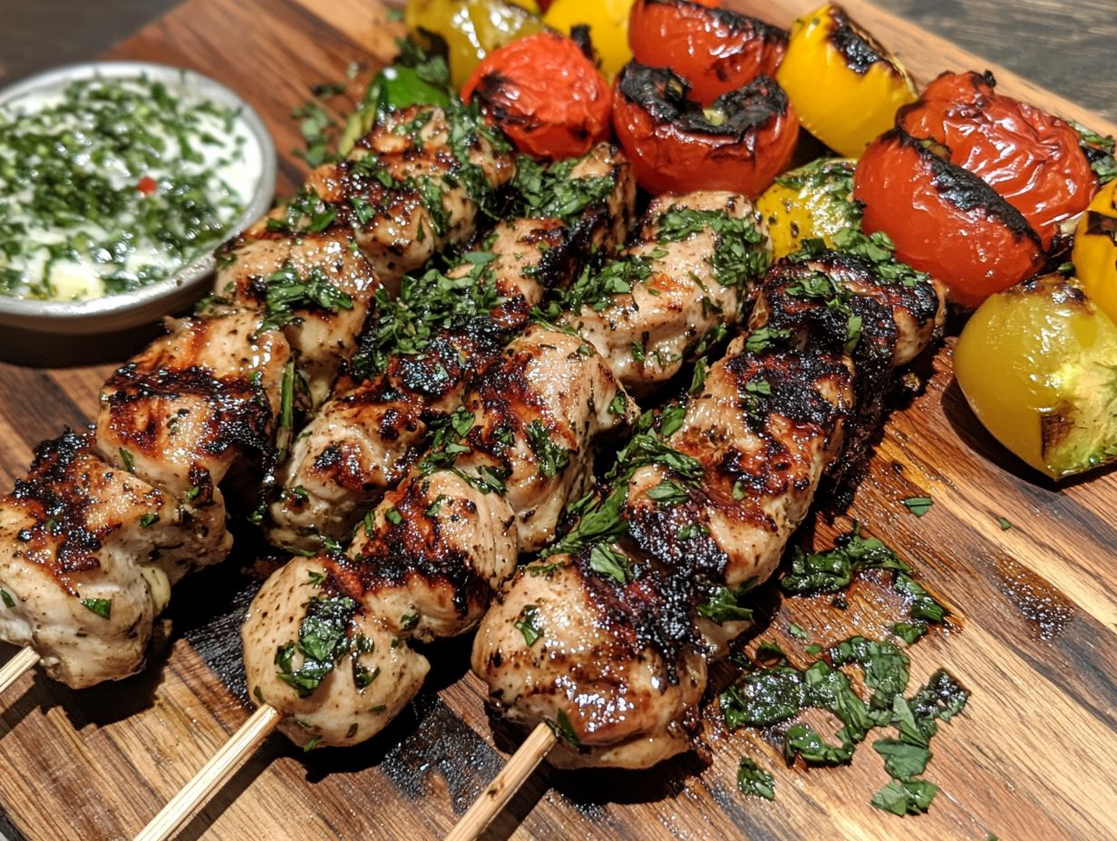 Health Benefits of Garlic Butter Chicken Skewers