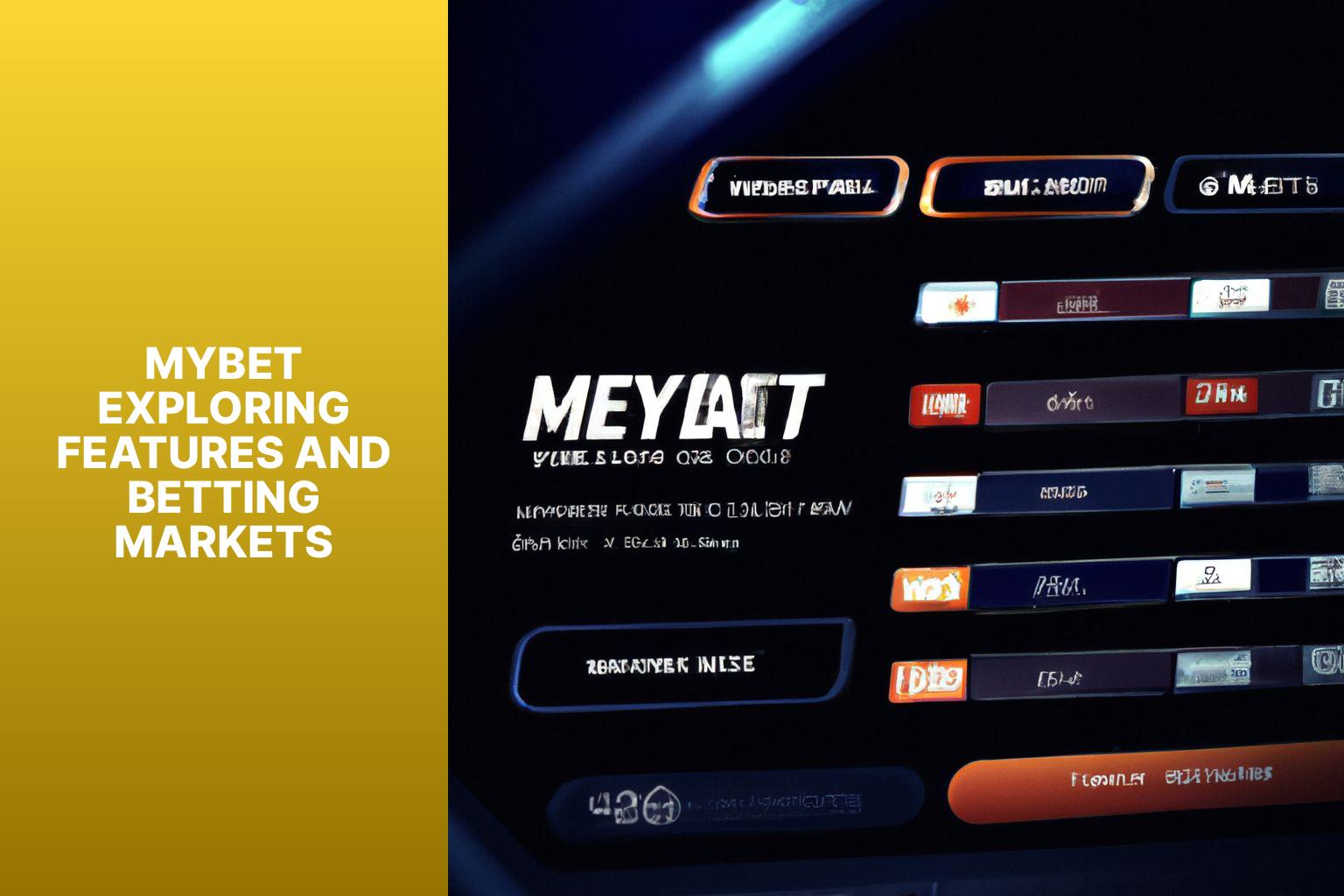 MyBet Exploring Features and Betting Markets