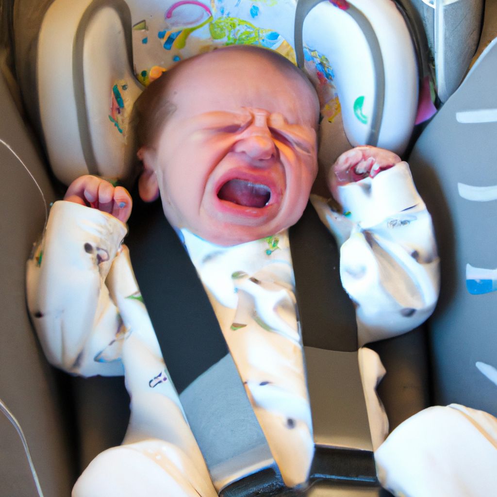newborn screams in car seat