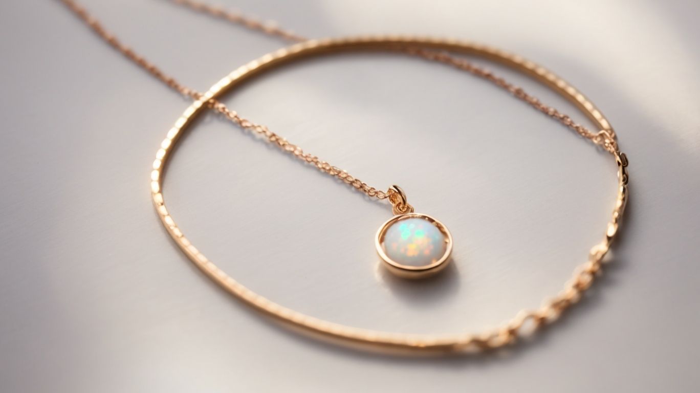 opal birthstone necklace