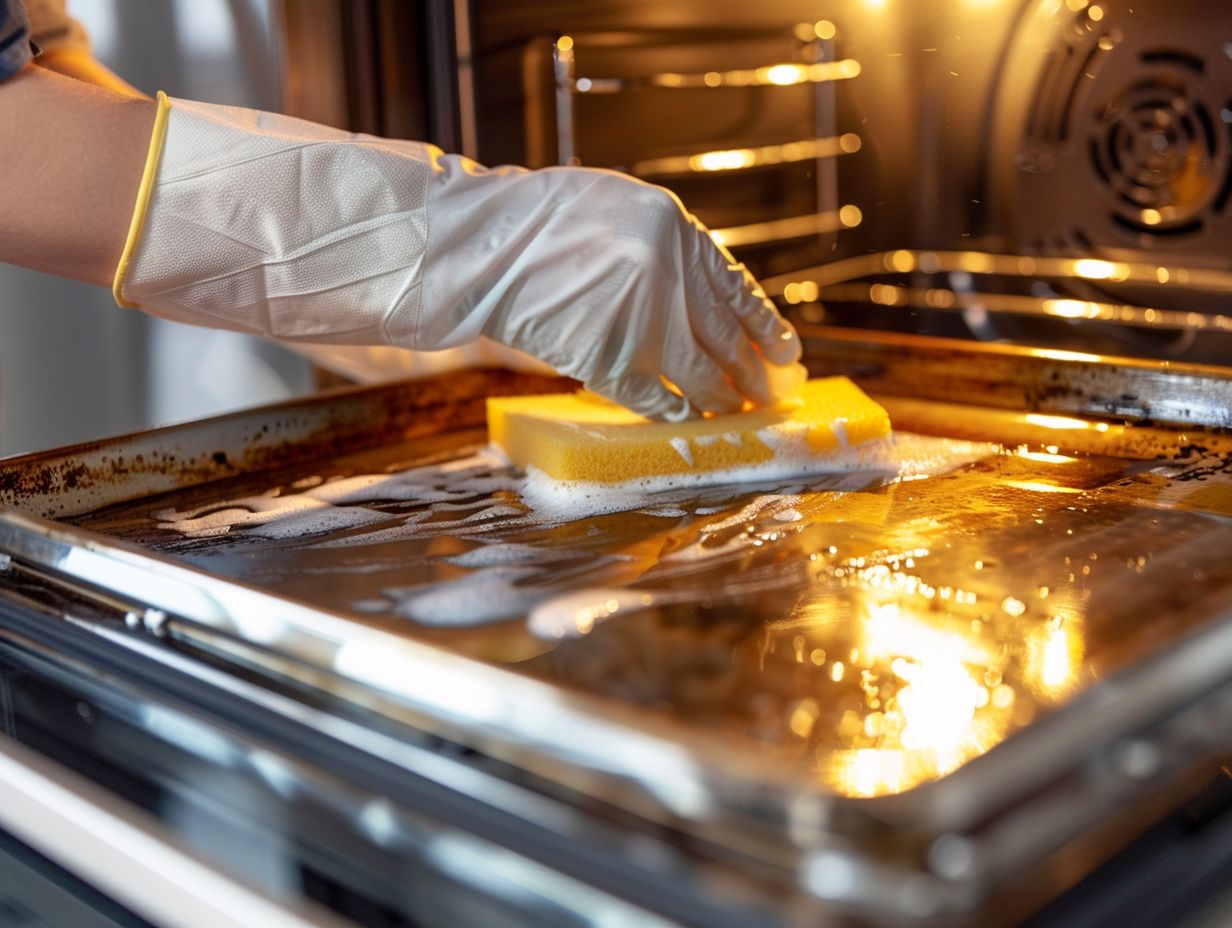 Dismantling and Soaking of Oven Parts