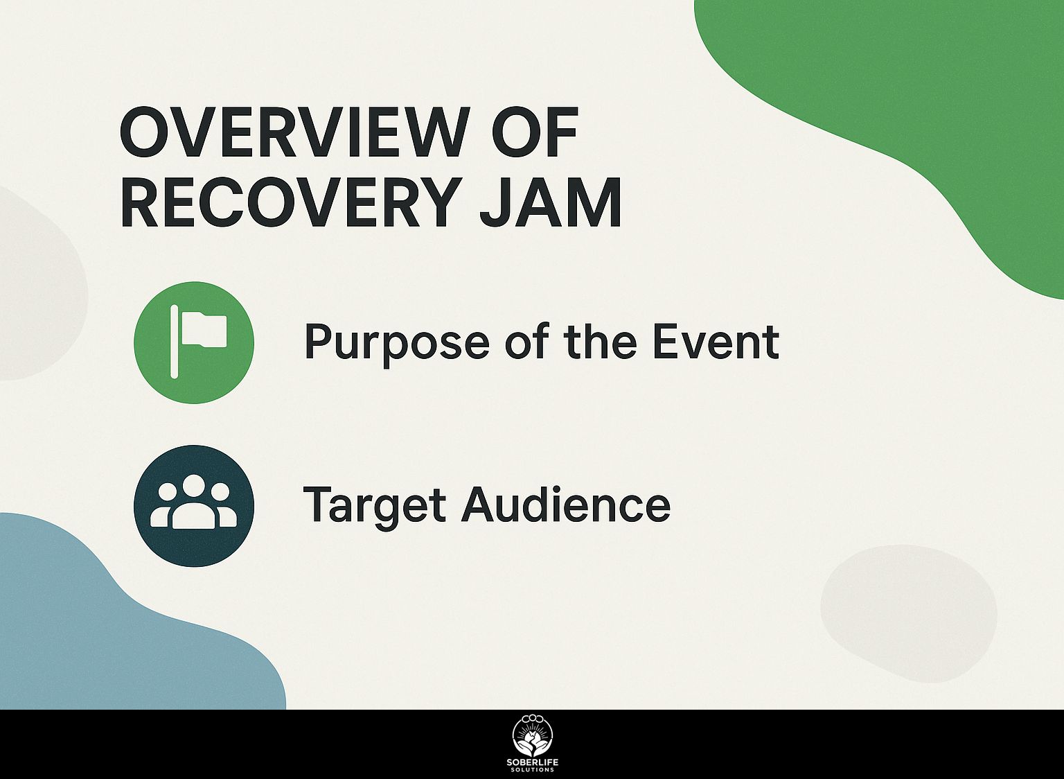 Overview of Recovery Jam
