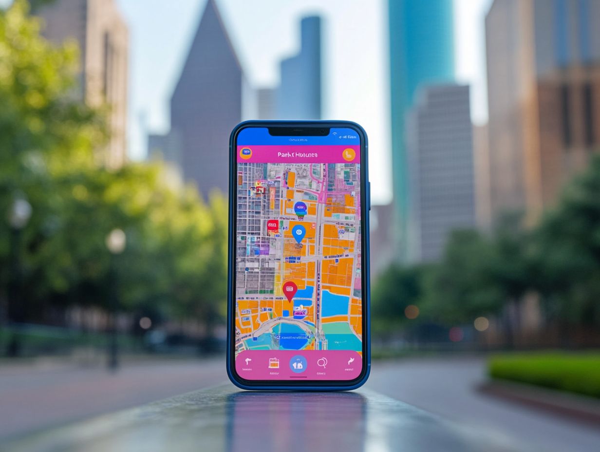 How to Use ParkHouston App