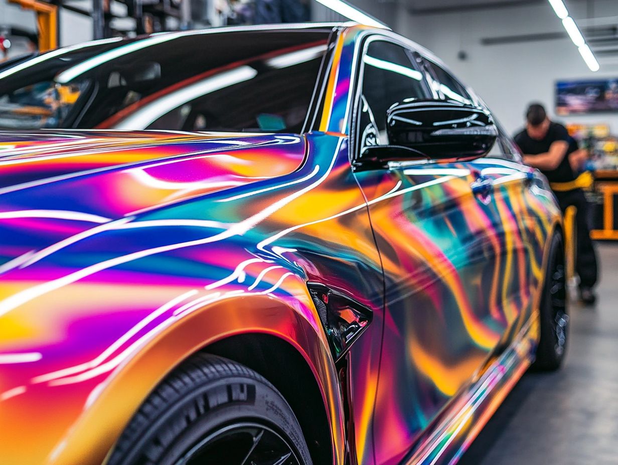 What is the benefit of partnering with car wrap businesses for my auto detailing sales?