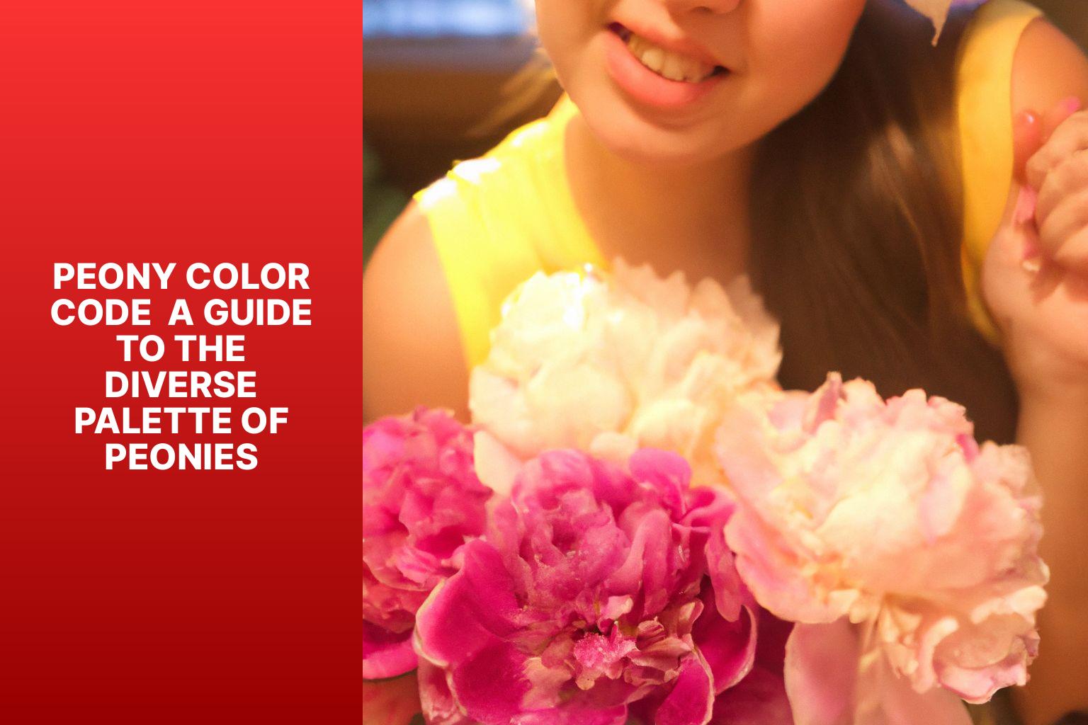 Peony Color Code A Guide to the Diverse Palette of Peonies PeonyGuru