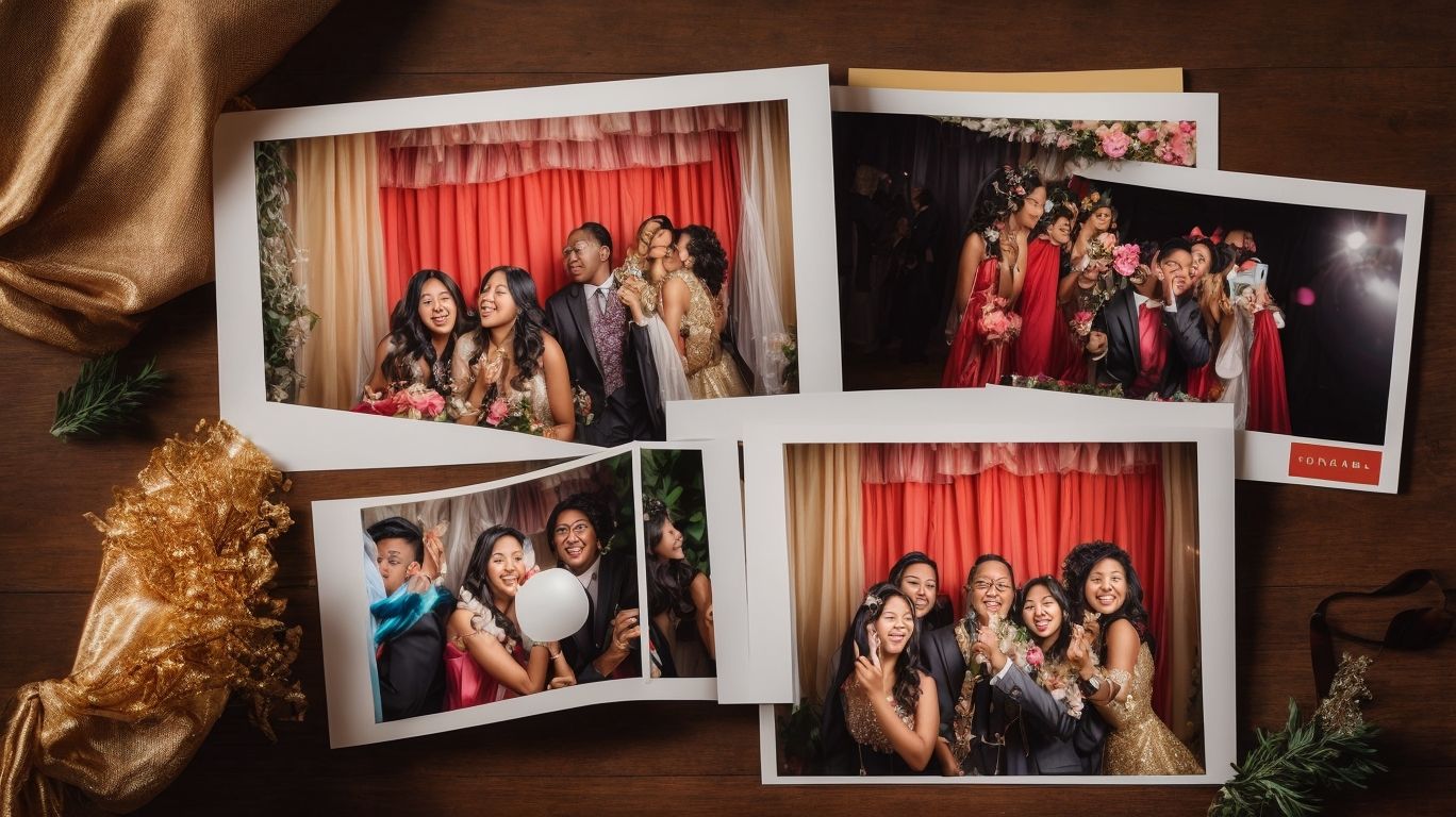 Personalized photo booth prints
